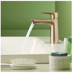 Hansgrohe Mitigeur lavabo Talis E 110, sans tirette ni vidage bronze brossé TU pas cher