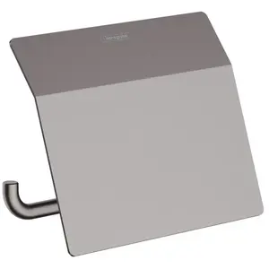 Comparateur de prix : Porte-papier WC avec couvercle AddStoris noir chromé brossé Hansgrohe