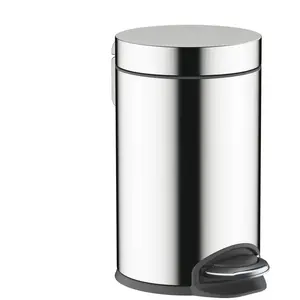 Comparateur de prix : Poubelle de salle de bains à pédale 3 litres, chromé, Hansgrohe