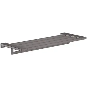 Hansgrohe Porte-serviettes multi-barres 648 mm noir chromé brossé AddStoris TU