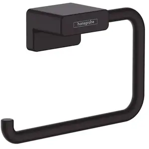 Comparateur de prix : Hansgrohe - AddStoris Porte-papier WC mural, Noir mat (41771670)