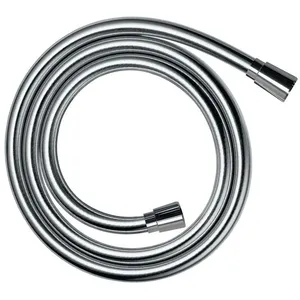 Flexible de douche - AXOR - 1,60 m - Chrome - Annelé pas cher