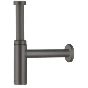Comparateur de prix : Hansgrohe Siphon design Flowstar S noir chromé brossé (52105340)