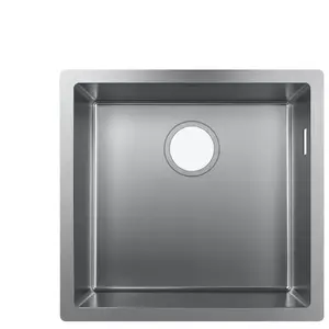 Hansgrohe - Evier à encastrer sous plan 1 bac S71 400 sans vidage inoxVendu paramazon