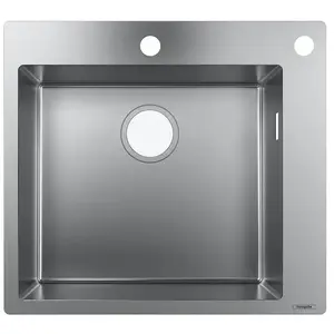 hansgrohe S71 S712-F450 Evier encastré 450, acier inoxydable, 43305800Vendu paramazon