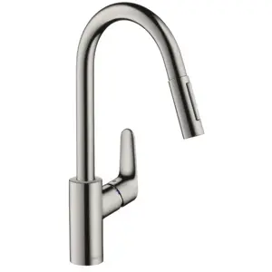 Hansgrohe Mitigeur cuisine, confort Hauteur de 240 mm, avec douchette ... pas cher
