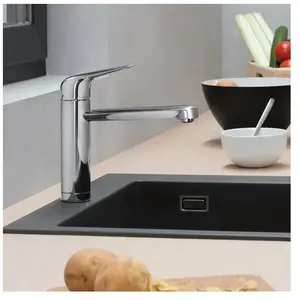 Robinet de cuisine rabattable Focus M42 120 chromé Hansgrohe pas cher