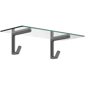 hansgrohe Axor Étagère universelle 600 mm, pour serviette de bain, chrome noir brossé pas cher