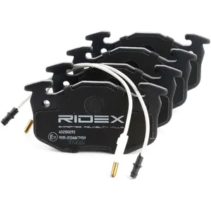Jeu de 4 plaquettes de frein RIDEX 402B0292 - Réf. 250402B0292 pas cher