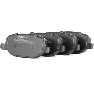 Jeu de 4 plaquettes de frein RIDEX 402B0225 - Réf. 250402B0225 pas cher