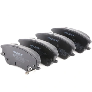 Jeu de 4 plaquettes de frein RIDEX 402B0770 - Réf. 250402B0770 pas cher