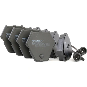 Jeu de 4 plaquettes de frein RIDEX 402B0397 - Réf. 250402B0397 pas cher