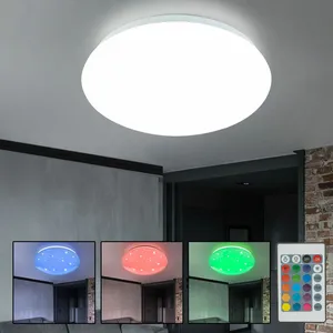 Plafonnier effet ciel étoilé Plafonnier avec changeur de couleurs, led...