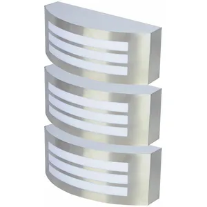 3 x appliques extérieures propriété spots en acier inoxydable lampes I...