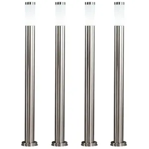 Lot de 4 lampes sur pied pour l'extérieur, éclairages de terrain, spot...