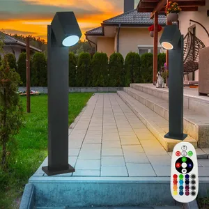 2x lampe de jardin à led rgb extérieure lampe de véranda éclairage de ...