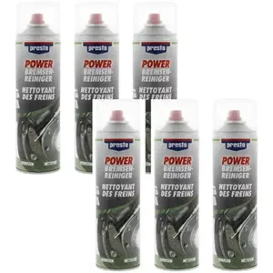 presto 531583 Sixpack Nettoyant pour freins POWER 500 ml pas cher
