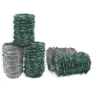 KARAT fil de fer barbelé galvanisé, 1,7 mm pour clôture de protection contre la faune sauvage, Galvanisé / 50 m pas cher