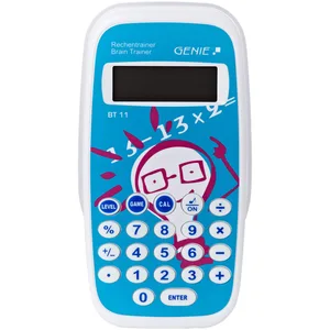 Jeu éducatif - Genie - BT11 - 300 000 exercices - Calculatrice de poche - Coque de protection