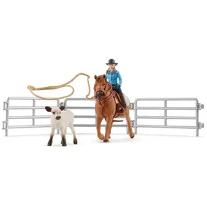 Comparateur de prix : SCHLEICH - Equipe de Cowboy et leurs lassos - 42577 - Gamme Farm World