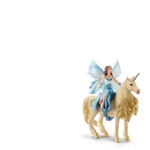schleich® Figurine Eyela sur licorne dorée 42508 pas cher