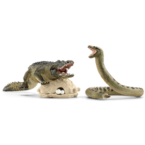 schleich® Figurine duel alligator anaconda 42559Vendu parkaufland