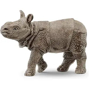 Schleich - Bébé Rhinocéros Indien multicolore T.U pas cher
