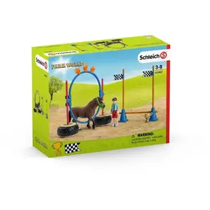 Comparateur de prix : Schleich - Course d'agility pour poney multicolore T.U