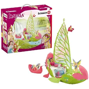 Schleich Playset Sera's magical flower boat Cheval Plastique TU pas cher
