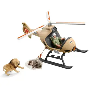 Comparateur de prix : Schleich - Hélicoptère pour sauvetage danimaux multicolore T.U