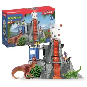 Comparateur de prix : Figurine Schleich Dinosaures Expédition au grand volcan 60 pièces