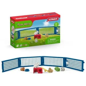 Comparateur de prix : Schleich - Maison pour lapins et cochons d'Inde multicolore T.U