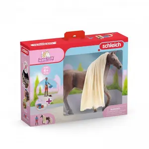 Comparateur de prix : Schleich - Coffret cheval à coiffer Leo et Rocky  multicolore T.U