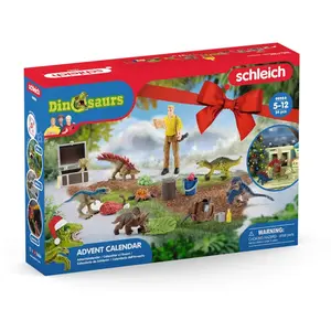 Calendrier de l'avent Dinosaurs 2023 - SCHLEICH - Gamme Dinosaurs - Pour Enfant de 5 ans et plus pas cher