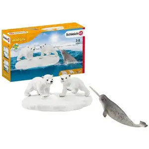 Schleich Wild Life Glissade Des Ours Polaires pas cher