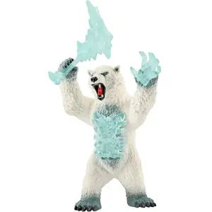 Figurine SCHLEICH Ours du blizzard avec arme - Eldrador® Creatures pas cher