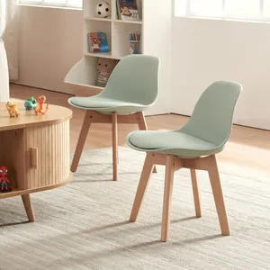 Comparateur de prix : en.casa Chaise de bureau Elvdal lot de 2 pour enfants vert menthe