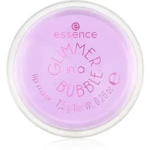 essence GLIMMER IN A BUBBLE masque hydratant pour les lèvres à paillet... pas cher