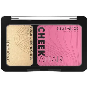 Catrice - Cheek Affair Blush & Highlighter Palette 10 g Or rose unisex pas cher