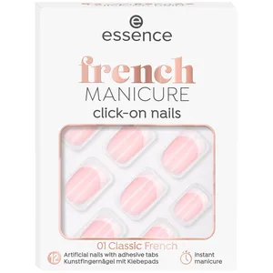 Comparateur de prix : Essence Manucure Française ongles artificiels click-on #01-classique french