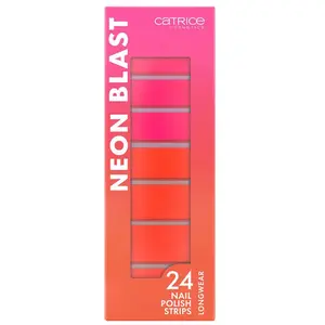 Catrice - Neon Blast Nail Polish Strips Nail art 1 pieces Rose unisex pas cher