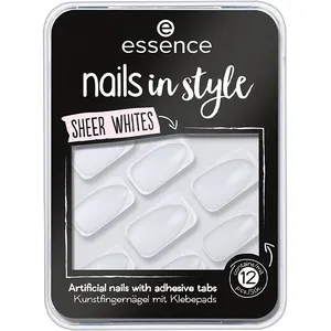 Comparateur de prix : Essence Nail Art Faux Ongles Nails In Style N°11 Blank Canvas 12 unités