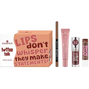 Essence Étui à lèvres marron Toffee Talk, lot de 4 pas cher