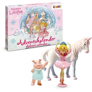 CRAZE Calendrier de l'Avent Fille PRINCESSE LILLIFEE Calendrier de l'avent Jouet avec Figurine de princesse et nombreux jouets pour enfantsVendu paramazon