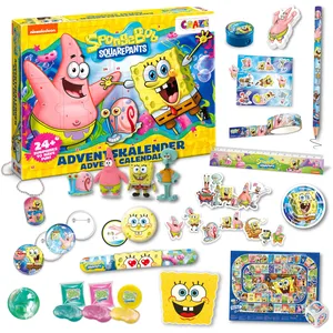 CRAZE Bob l'Éponge Calendrier de l'Avent Enfants, Jouets Calendrier de l'Avent Garçons & Filles avec Jouets & Accessoires Bob l'Éponge