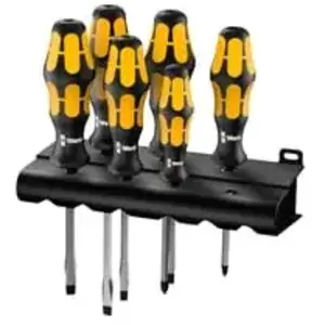 Comparateur de prix : Wera - Assortiment de 6 tournevis burins Kraftform Plus 05018283001