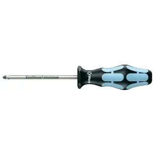 Comparateur de prix : Tournevis cruciforme WERA - PZ 2 - Acier inoxydable - 100 mm