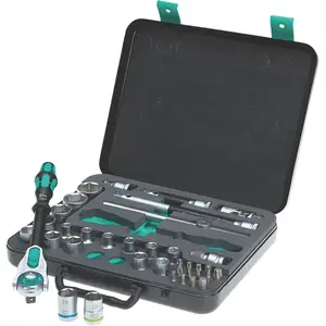Comparateur de prix : Jeu de cliquet à emmanchement Wera Zyklop Noir 1/2" 5003645001