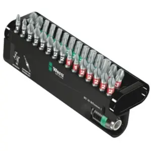 Comparateur de prix : Jeu De 29 Embouts Bitorsion + 1 Porte-Embouts Rapidator Wera 05057430001
