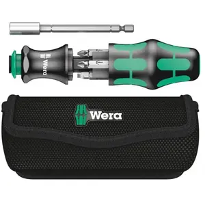 WERA Wera Kraftform Kompakt 28 avec pochette, 7 pièces - 05134491001 pas cher